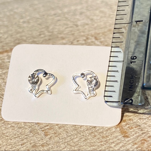 3 for $15 Gemstone Circle Silver Stud Earring Post - Picture 4 of 4